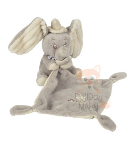  baby comforter dumbo elephant grey beige star 